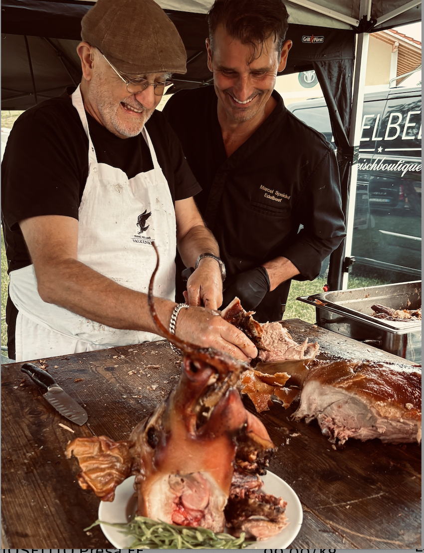 Spanferkel Asado bei Franz Keller